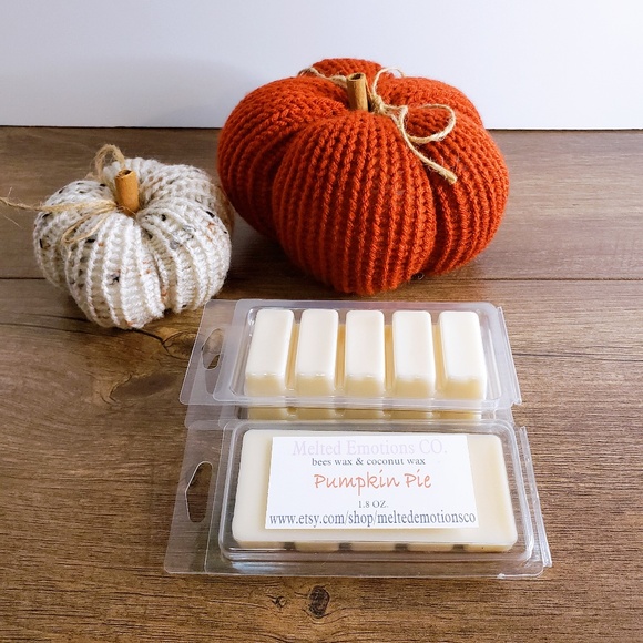 handmade pumpkin pie snap bar wax melts - Picture 6 of 6